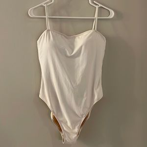 JCREW white one piece swimsuit
